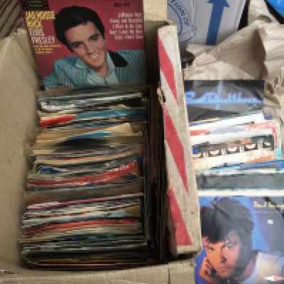 A collection of 7" singles an EPs by various artists from the 1960s onwards.