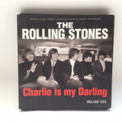A super deluxe edition Rolling Stones 'Charlie Is My Darling' DVD BluRay box set complete with book and poster.