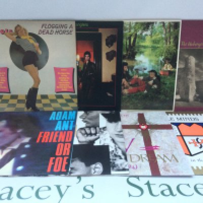 Sixteen punk and new wave LPs and 12" singles by various artists including Sex Pistols, Bow Wow Wow, Adam Ant and others.