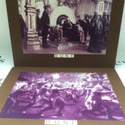 A collection of 12 carded Dune film stills, approx 51cm x 40cm.