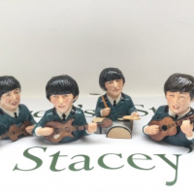 A set of Ray Noble limited edition Beatles character jugs, approx height 11cm.