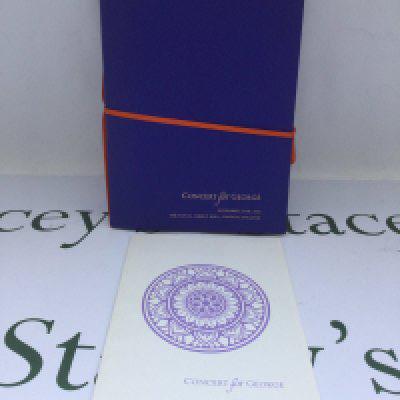 A Concert For George program with insert.