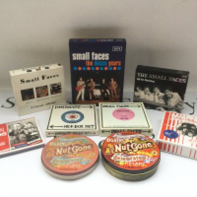 A collection of mod related CD box sets comprising mainly Small Faces examples.