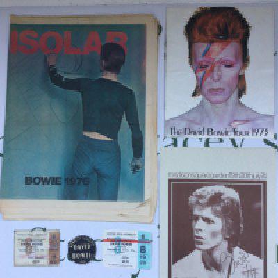 A collection of David Bowie tour ephemera comprising two tickets for performances at The Empire Pool, Wembley 1976 and original tour programme plus two other tour programmes from 1973 and 1974 plus a 1976 Wembley concert badge and other items.