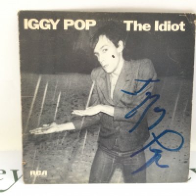 A signed Iggy Pop 'The Idiot' LP.