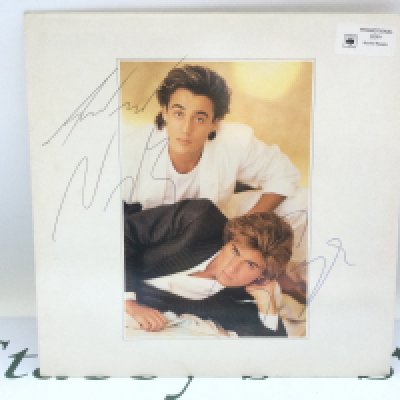 A promo Wham! 'Make It Big' LP signed by George Michael and Andrew Ridgeley won as a prize in the 1980s. Further provenance available upon request.