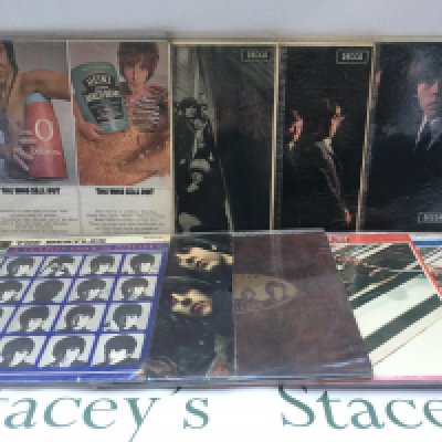 Nine early UK pressings of LPs by The. Beatles, The Rolling Stones and The Who including Rubber Soul, The Who Sell Out, Out Of Our Heads and others.