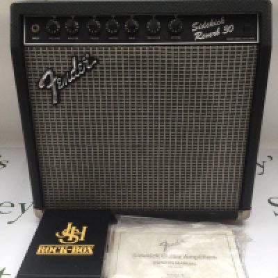 A Fender Sidekick Reverb 30 amplifier and a JSH Rock box guitar effects pre amp (2).