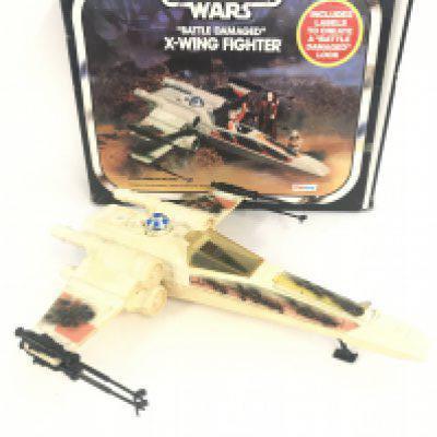 A Boxed Vintage Star Wars X-Wing Fighter.