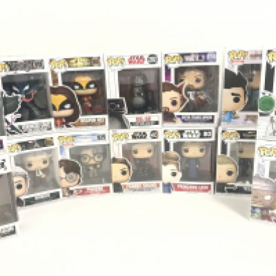A Collection of Boxed Funko Pop Figures.