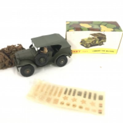 A French Dinky Command Car #810. aerial missing.