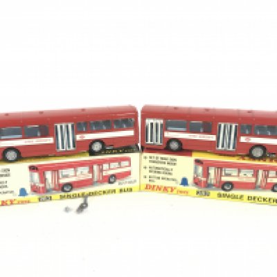 2 X Boxed Dinky Single Decker Buses. #283. (1 a/f).