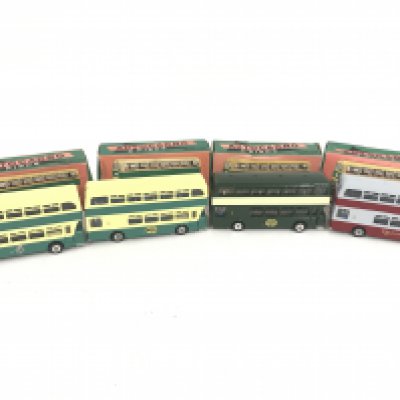 4 X Boxed Metosul Diecast Buses.