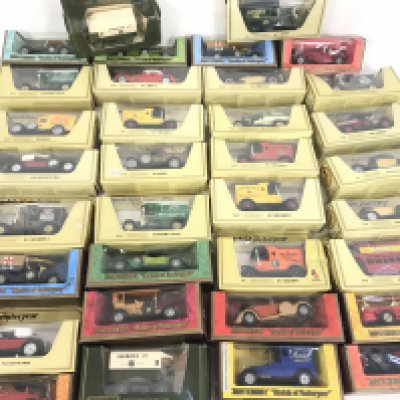 A Collection of Boxed Matchbox Models Of Yesteryear and Lledo Days Gone.