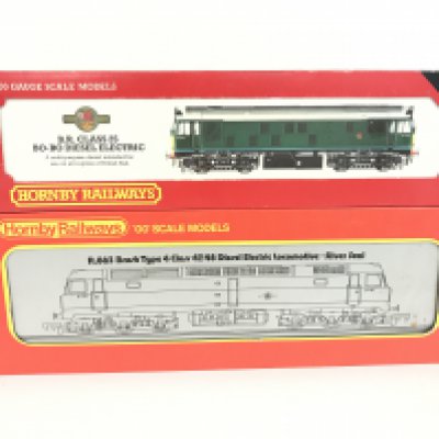 A Boxed Hornby 00 Gauge B.R. Class 25 Diesel #R.072 and a Brush Type 4 Diesel Electric Locomotive #R.863.