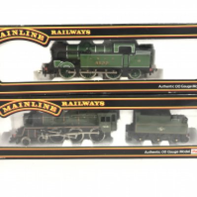 2 X Boxed Mainline 00 Gauge Locomotives. A 4-6-0 Standard Class 4 Locomotive #37-053 and a N2 Class 0-6-2T Locomotive #54154.