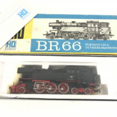 A Boxed Piko H0 Gauge BR66 Locomotive.