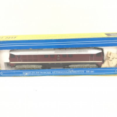 A Boxed Piko H0 Gauge Diesel Locomotive.