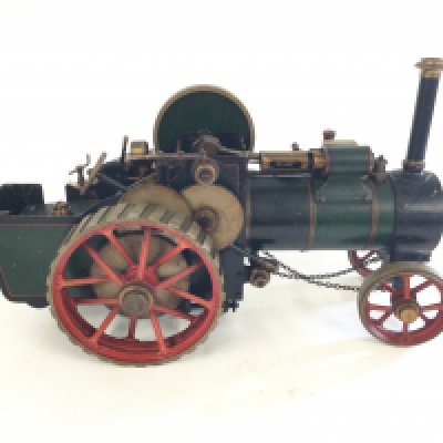 A Bassett Low-key Live Steam 3/4 inch scale traction engine.
