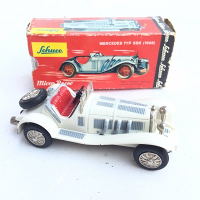 A Boxed Schuco Mercedes TYP SSK (1928) no key. NO RESERVE