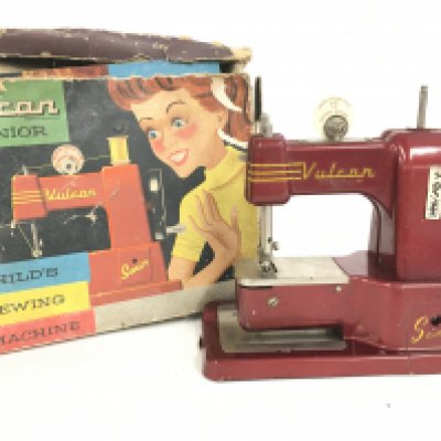A Boxed Vintage Vulcan Senior Sewing Machine. NO RESERVE