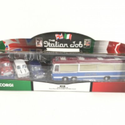 A Boxed Corgi The Italian Job set with Bus #36502.