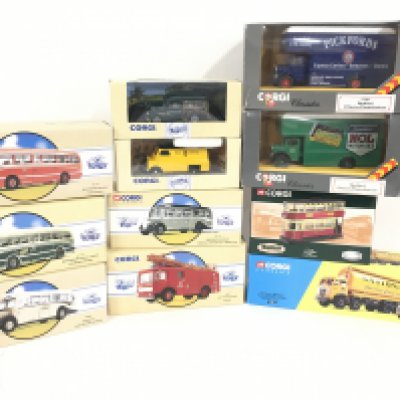 A Small Collection of Boxed Corgi Classics.