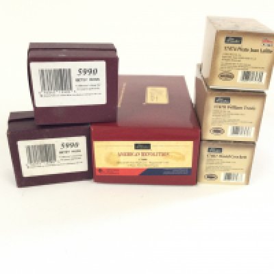 6 Boxed Britains figures Americans related.