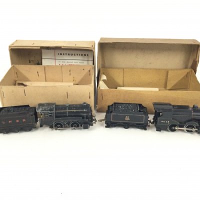 2 x Trix Tank locos plus 13 Boxed coaches.