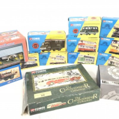 A Small Collection of Corgi Classics including Trams.