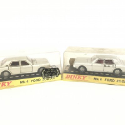 2 X Boxed Dinky MK 4 Ford Zodiacs. #164