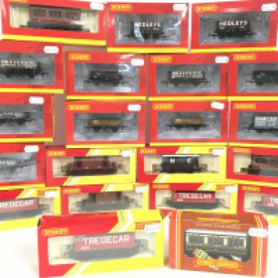 A Collection of Boxed 00 Gauge Wagons including Hornby. Oxford. Bachmann.Dapol.