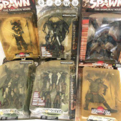 A Collection of Carded Spawn Figures By McFarlane Toys. No Reserve.