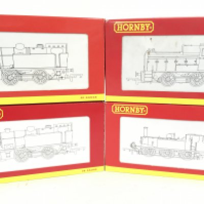4 Boxed Hornby 00 Gauge Locomotives.