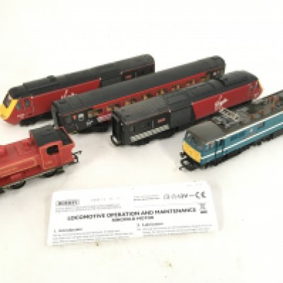 A Collection of 3 Loose 00 Gauge Locomotives including A Class 86 Anglia Railways.