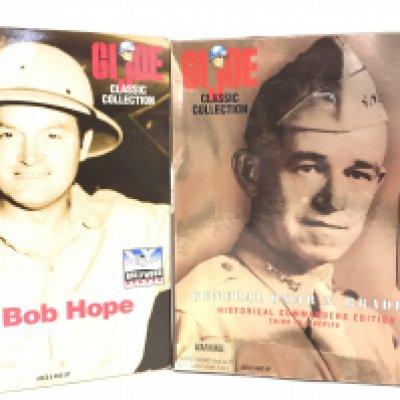 2 X Boxed G.I. joe Classic Figures. Bob Hope and General Omar N. Bradley. (2).