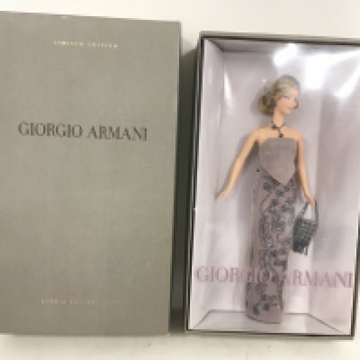 Boxed limited edition Barbie doll Giorgio Armani