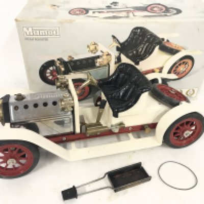 A Boxed Mamod Steam Roadster.