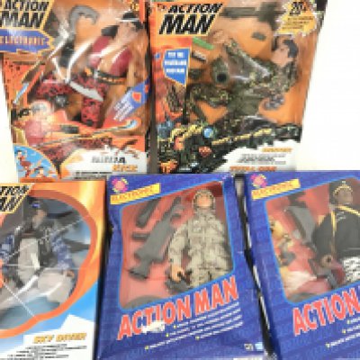 5 X Boxed Modern Action Man.