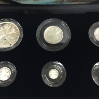 The Britannia 2020 UK six coin silver proof set. Postage B
