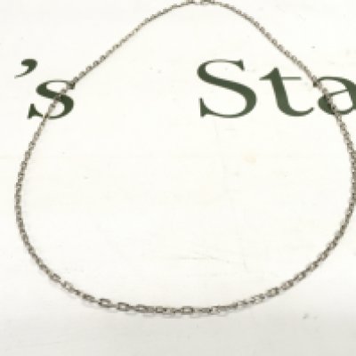 Georg Jenson Silver chain. Approximately 71cm in length.