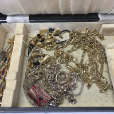 A Collection of necklaces including gold plated