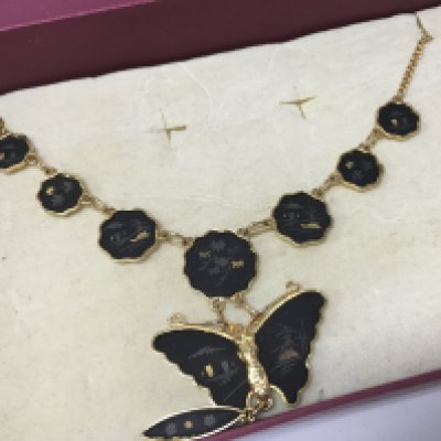 Damascene necklace . Postage catA