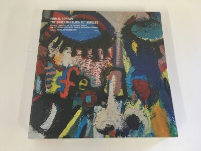 A sealed Primal Scream - Screamadelica 12" singles box set on 180g vinyl.