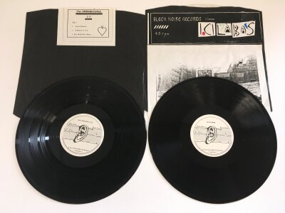 Two rare post punk 12" EPS on Black Noise Records comprising The Homosexuals and ICI LA BAS. Both EX.