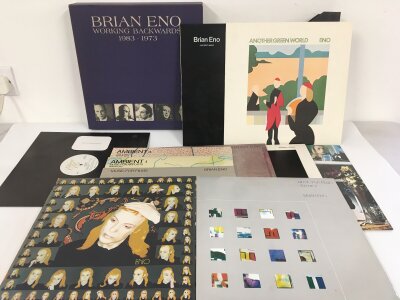 A Brian Eno - Working Backwards 1983 - 1973 11LP UK box set. EG EGBS-2.