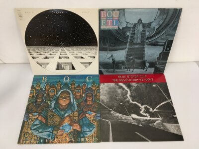 Four Blue Oyster Cult LPs. Vinyl NM.