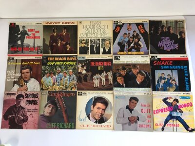 A collection of over eighty EPs by various artists including Billy Fury, The Moody Blues, Johnny Burnette, James Bond soundtracks and others.