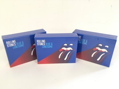 Three sealed Rolling Stones - Blue & Lonesome CD box sets.
