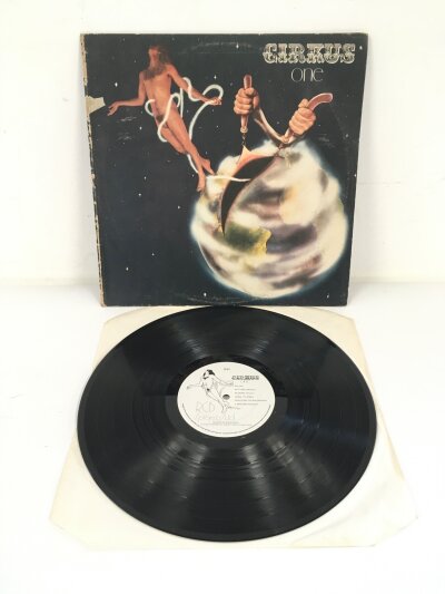 A Cirkus -One LP, private pressing RCB1. Vinyl EX, sleeve VG.